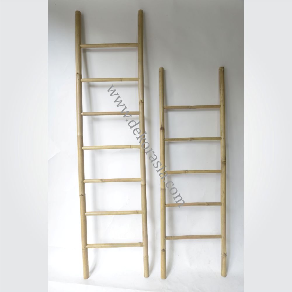 Bamboo Ladder Long Lasting Easy to Use Superb Design Lightweight Attractive Pattern, Bamboo Stand